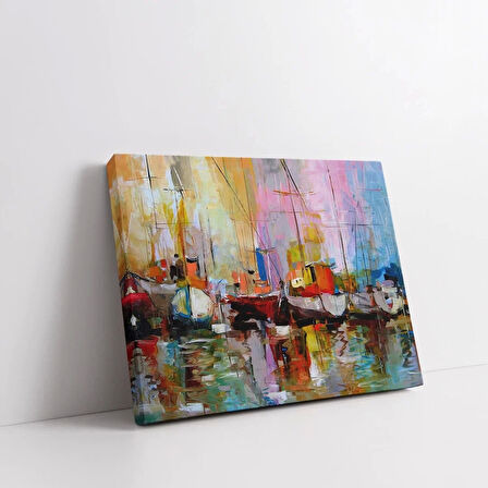 Kaotik Günlükler Kanvas Tablo