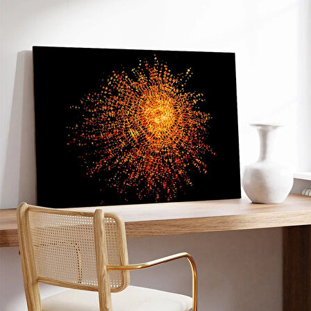 Gece Ateşi Kanvas Tablo