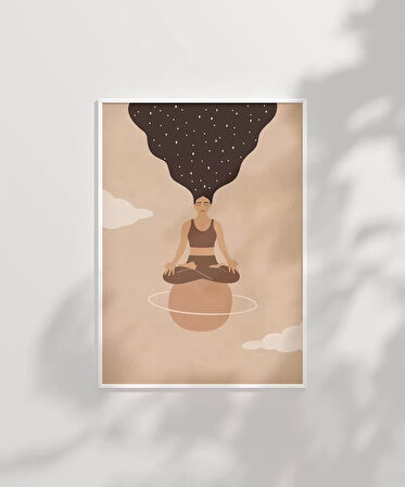 Çerçevesiz Poster Kozmik Denge