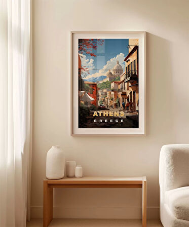 Çerçevesiz Poster Tarih ve Modern Yaşam