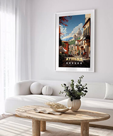 Çerçevesiz Poster Tarih ve Modern Yaşam