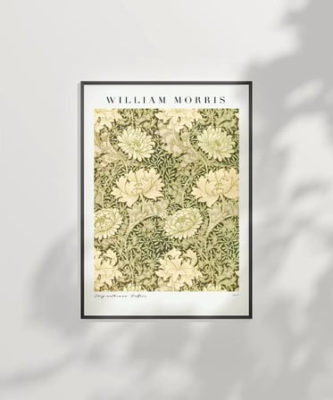 Çerçevesiz Poster William Morris Kasımpatı Deseni