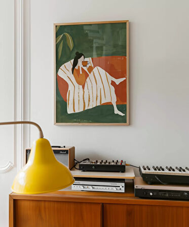 Çerçevesiz Poster Düşüncelere Dalmak