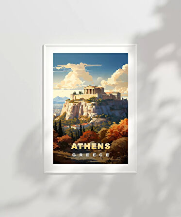 Çerçevesiz Poster Atina’nın İkonu