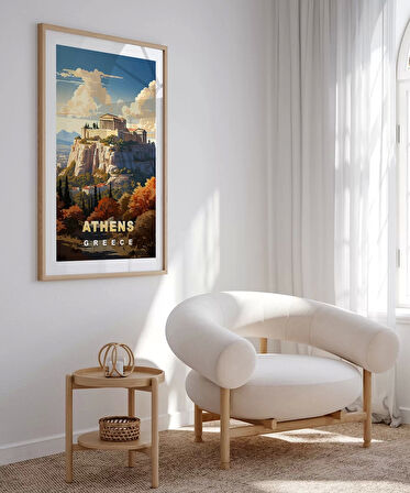 Çerçevesiz Poster Atina’nın İkonu
