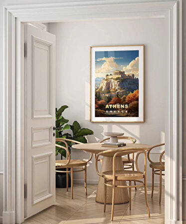 Çerçevesiz Poster Atina’nın İkonu
