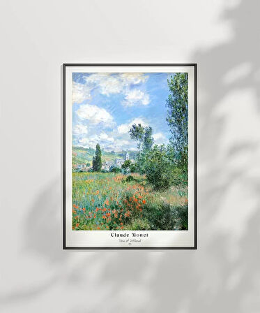 Çerçevesiz Poster Claude Monet Vétheuil