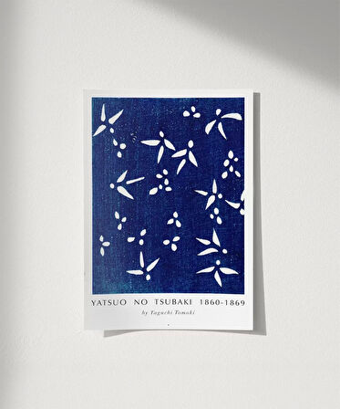 Çerçevesiz Poster Yatsuo No Tsubaki Vintage Baskı No 1