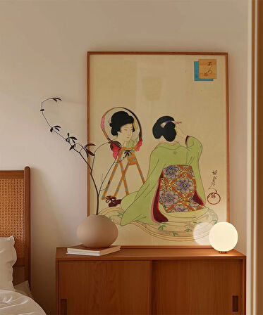 Çerçevesiz Poster Kimono ve Güzellik