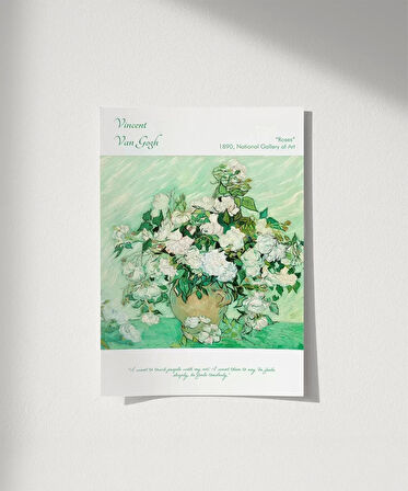 Çerçevesiz Poster Vincent Van Gogh Güller (2)