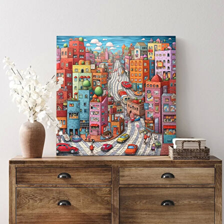 Renk Cümbüşü Kanvas Tablo