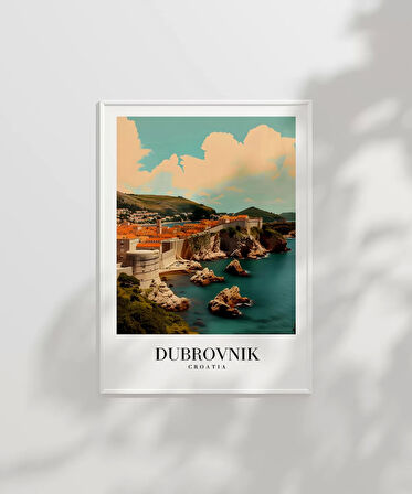 Çerçevesiz Poster Dubrovnik Eski Şehir