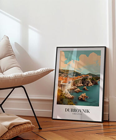 Çerçevesiz Poster Dubrovnik Eski Şehir