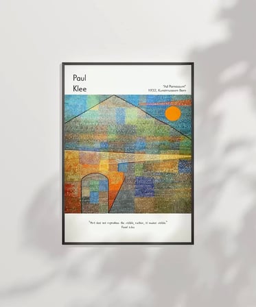 Çerçevesiz Poster Paul Klee Ad Parnassum