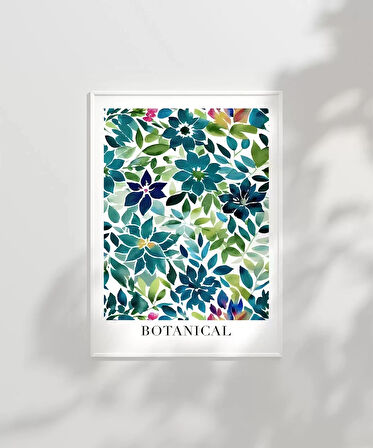 Çerçevesiz Poster Canlı Botanik Dünyası