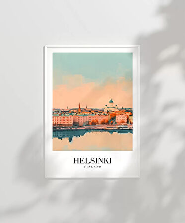 Çerçevesiz Poster Helsinki'nin Serin Sularında