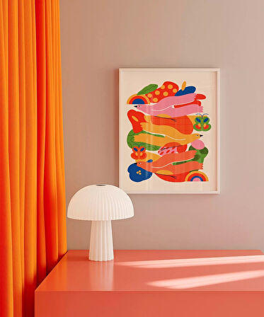 Çerçevesiz Poster Hayallerin Kanatları