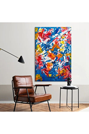 Renk Fırtınası Kanvas Tablo