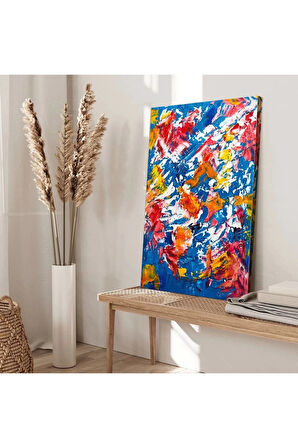 Renk Fırtınası Kanvas Tablo