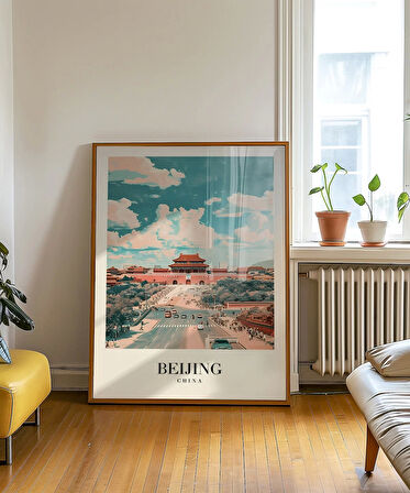 Çerçevesiz Poster Pekin'in Tarihi Kapısı