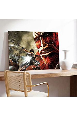 Attack On Titan Kanvas Tablo
