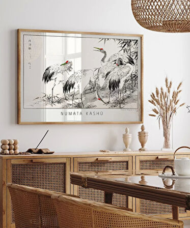 Çerçevesiz Poster Numata Kashu Kuşlar