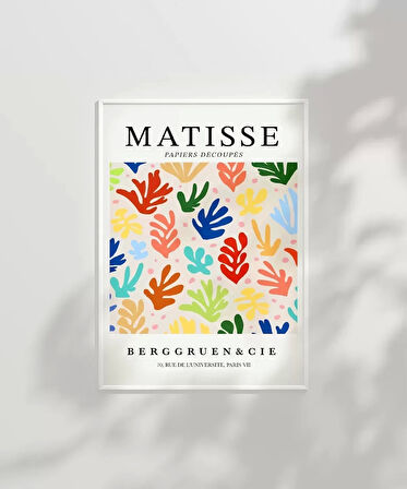 Çerçevesiz Poster Matisse Papiers Découpés No 2