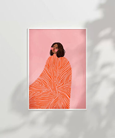 Çerçevesiz Poster Abstract Warmth