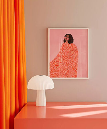 Çerçevesiz Poster Abstract Warmth