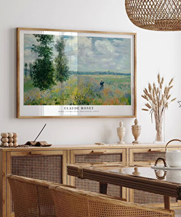 Çerçevesiz Poster Claude Monet Poppy Fields Near Argenteuil
