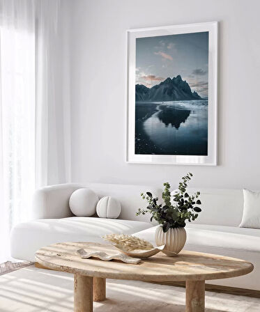 Çerçevesiz Poster Yansıyan Zirveler