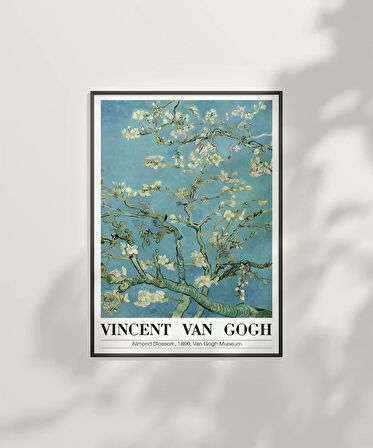 Çerçevesiz Poster Vincent Van Gogh Badem çiçeği