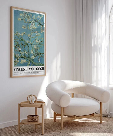 Çerçevesiz Poster Vincent Van Gogh Badem çiçeği