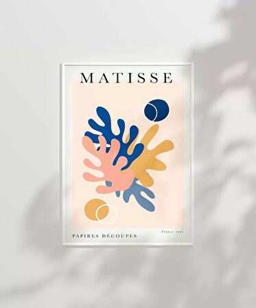 Çerçevesiz Poster Matisse Papiers Découpés No 5