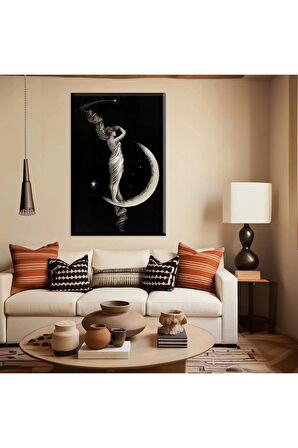 Luna Vintage Kanvas Tablo
