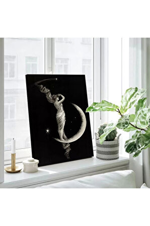 Luna Vintage Kanvas Tablo