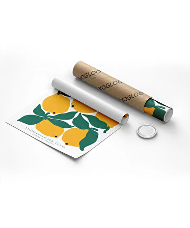 Çerçevesiz Poster Sorrento Limonlar
