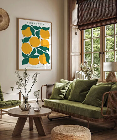 Çerçevesiz Poster Sorrento Limonlar