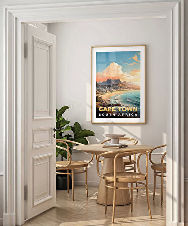 Çerçevesiz Poster Cape Town Masanın Gölgesinde Güzellik