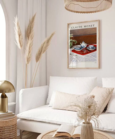 Çerçevesiz Poster Claude Monet Çay Servisi (2)