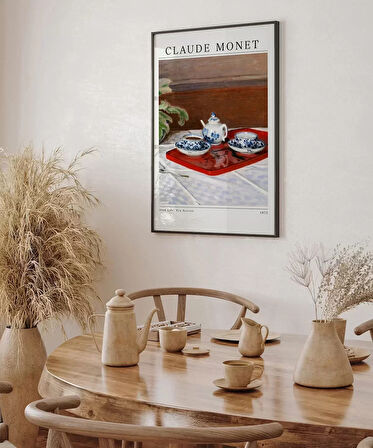 Çerçevesiz Poster Claude Monet Çay Servisi (2)