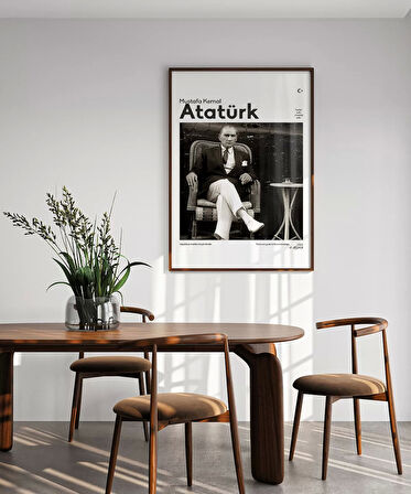 Çerçevesiz Poster Cumhuriyetin Önderi