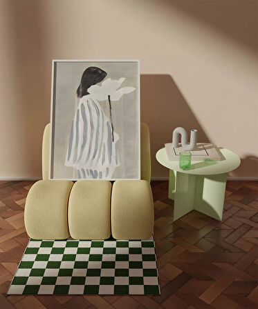 Çerçevesiz Poster Beyaz Çiçeğin Sadeliği