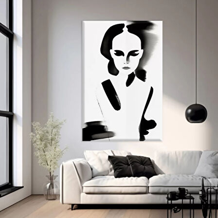 Düşüncenin Profili Kanvas Tablo