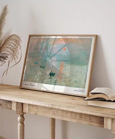 Çerçevesiz Poster Claude Monet Gündoğumu