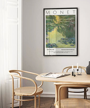 Çerçevesiz Poster Claude Monet Zambaklar