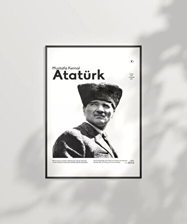 Çerçevesiz Poster Cumhuriyetin Temsilcisi