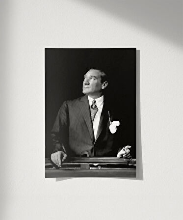 Çerçevesiz Poster Ufka Bakan Lider