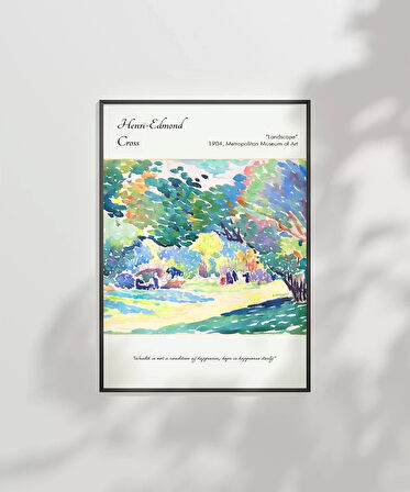 Çerçevesiz Poster Henri-Edmond Cross  Manzara 2