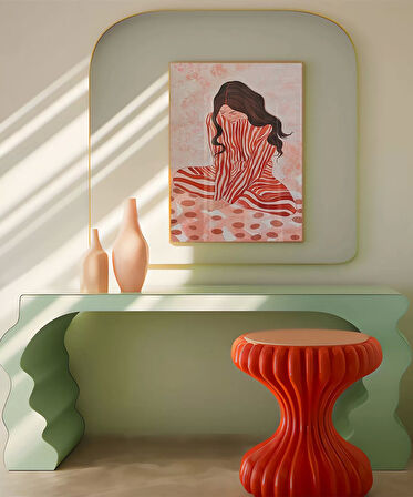 Çerçevesiz Poster Zarif Düşünceler Dekoratif